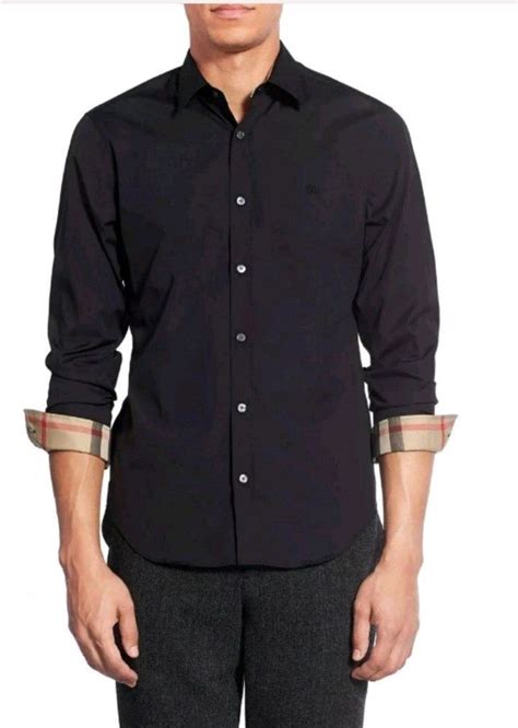 burberry brit for men button up|burberry button down men's.